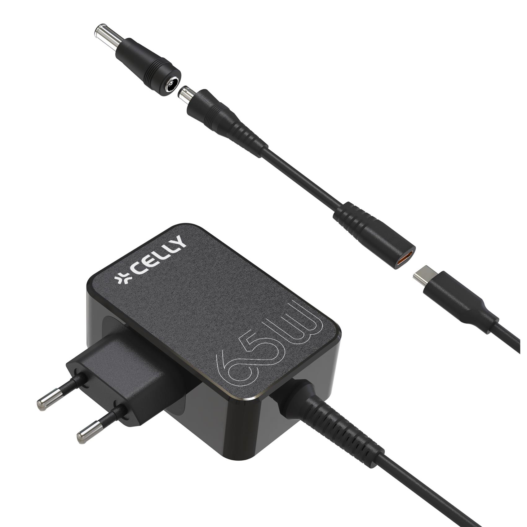 Celly TC USB-C 65W + ADAPTERS